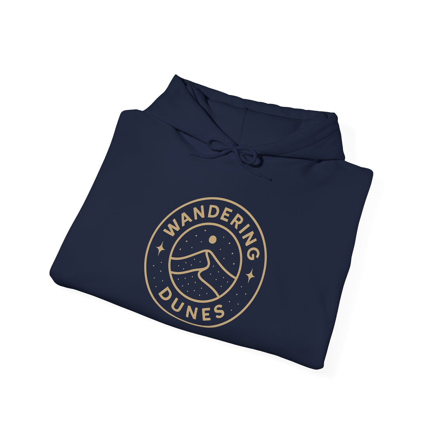Wandering Dunes Hoodie - Cozy Unisex Sweatshirt for Adventurers, Perfect for Camping, Travel, Gifts, or Everyday Wear