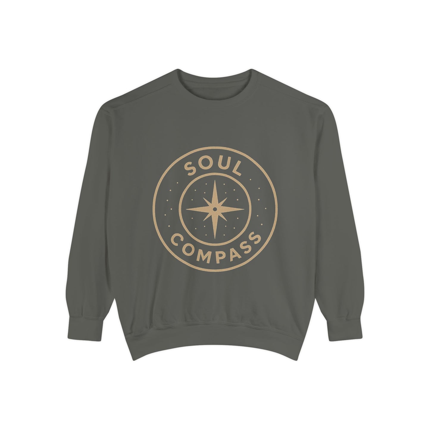 Soul Compass Sweatshirt, Unisex Cozy Gift, Mindfulness Apparel, Adventure Top, Inspirational Clothing