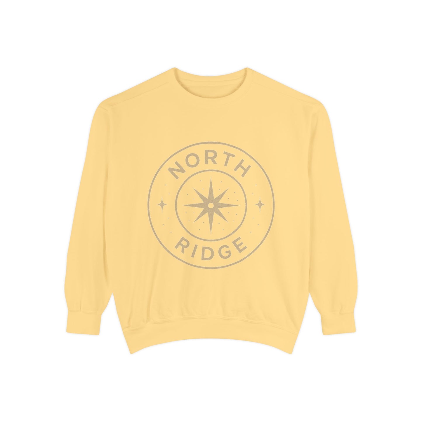 Cozy Unisex Garment-Dyed Sweatshirt with North Ridge Compass Design, Perfect for Outdoor Lovers, Travel Gifts, Casual Wear, Fall [...]