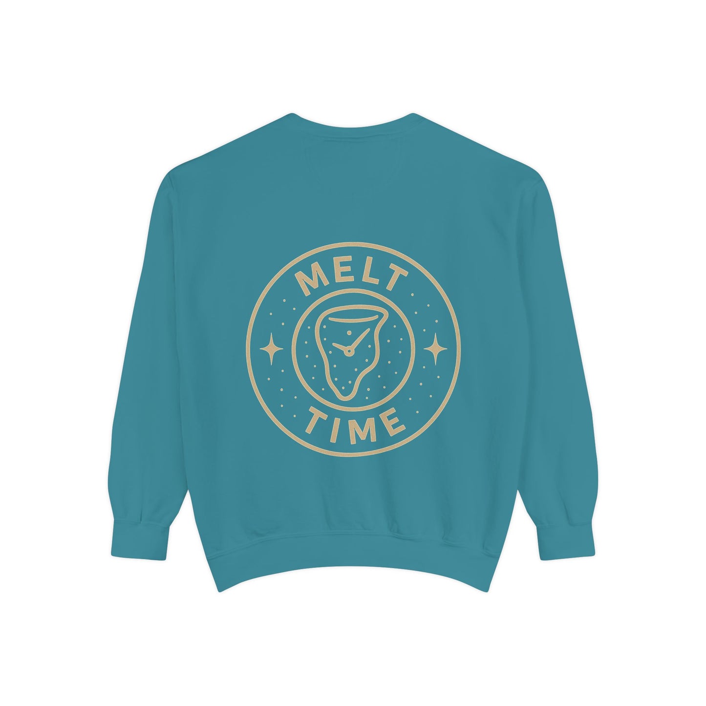 Melt Time Unisex Garment-Dyed Sweatshirt, Cozy Sweatshirt for Relaxation, Casual Wear, Gift for Friends, Fun Gift for Holidays, Trendy [...]