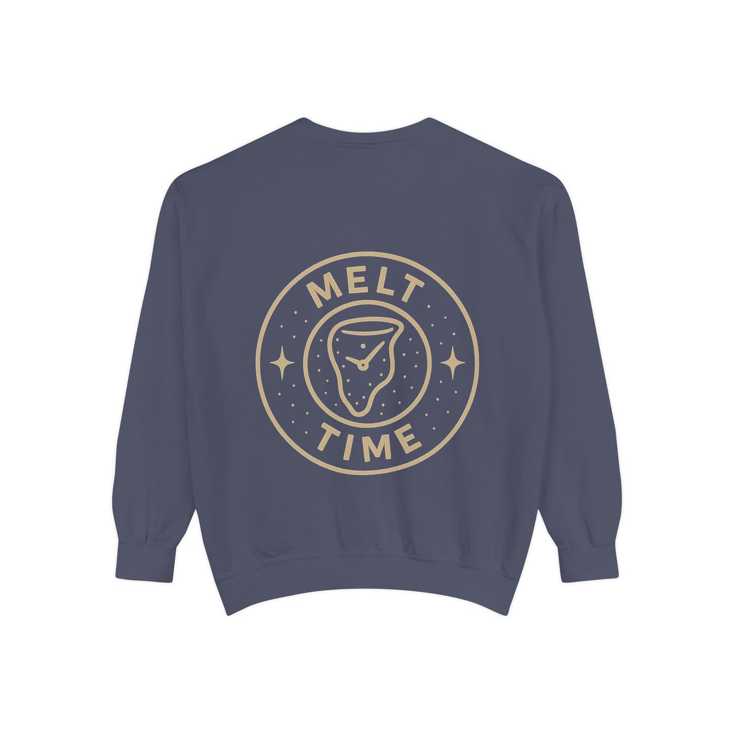 Melt Time Unisex Garment-Dyed Sweatshirt, Cozy Sweatshirt for Relaxation, Casual Wear, Gift for Friends, Fun Gift for Holidays, Trendy [...]