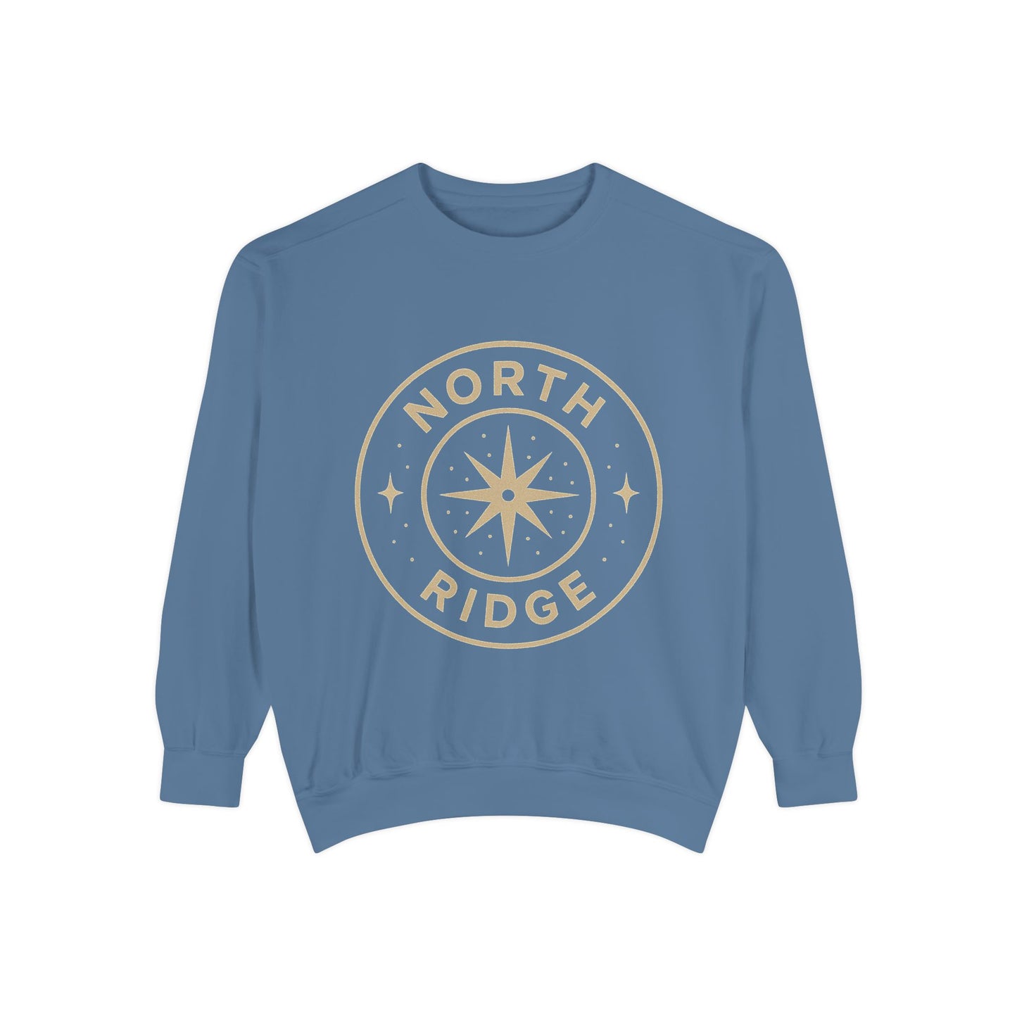 Cozy Unisex Garment-Dyed Sweatshirt with North Ridge Compass Design, Perfect for Outdoor Lovers, Travel Gifts, Casual Wear, Fall [...]